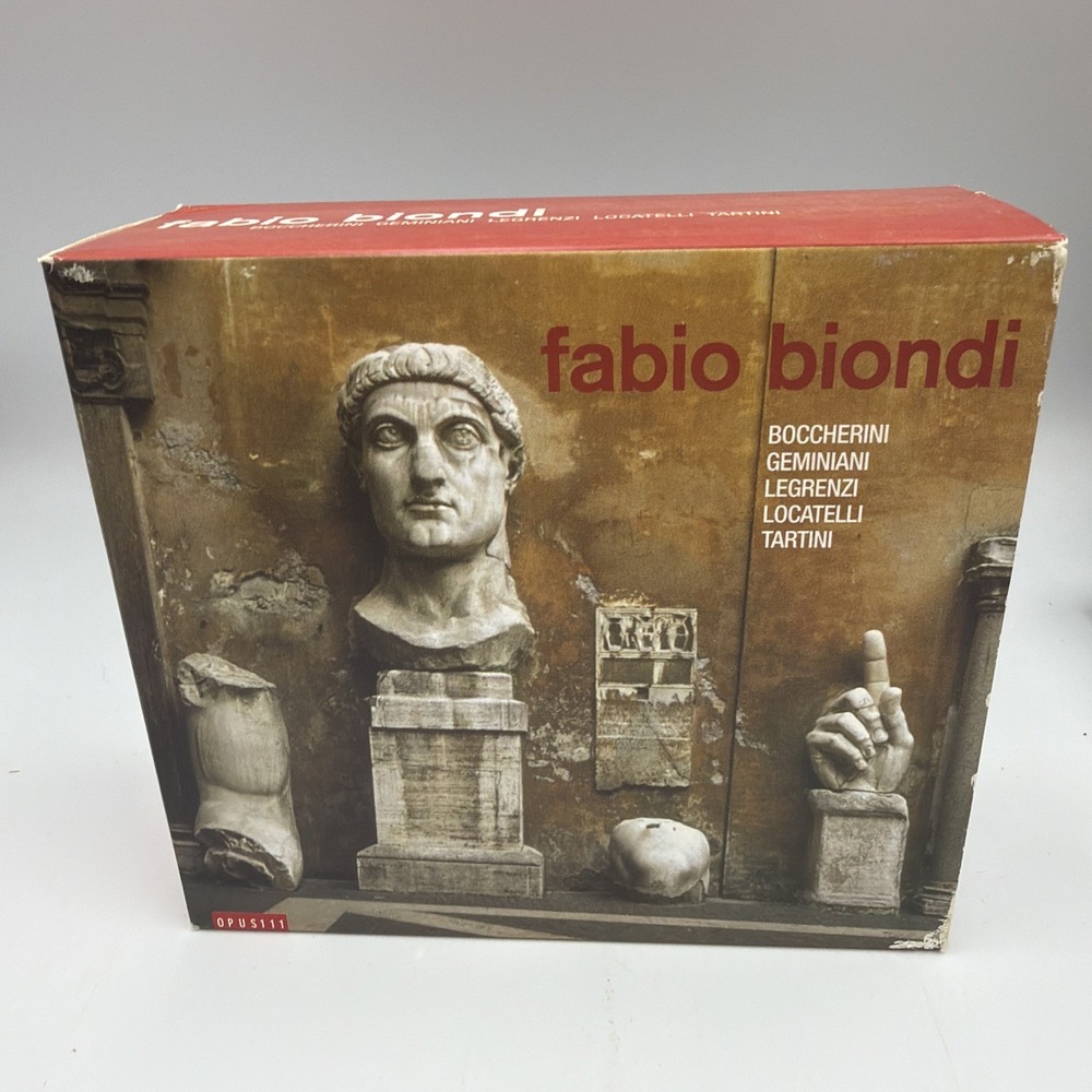 Fabio Biondi Plays Boccherini, Geminiani, Legrenzi, Locatelli & Tartini 5 CD Box